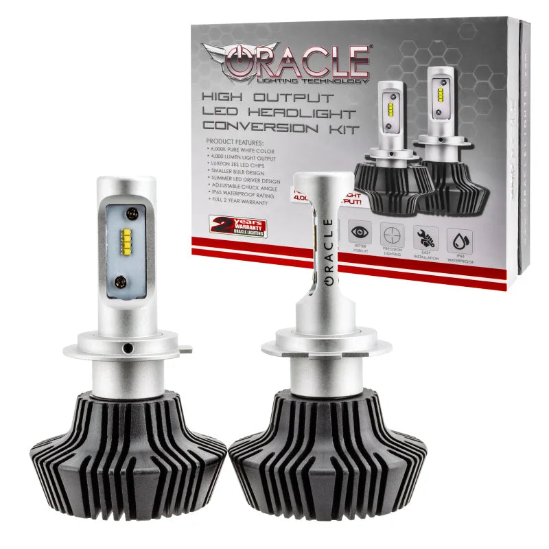 Oracle H7 4000 Lumen LED Headlight Bulbs (Pair) - 6000K - Main Product View
