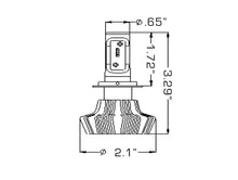 Load image into Gallery viewer, Oracle H7 4000 Lumen LED Headlight Bulbs (Pair) - 6000K - Back View