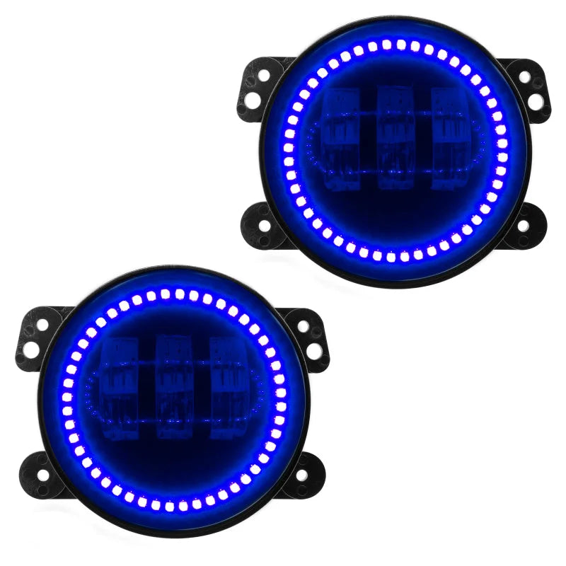 Oracle High Powered LED Fog Lights - Blue - Main Product View