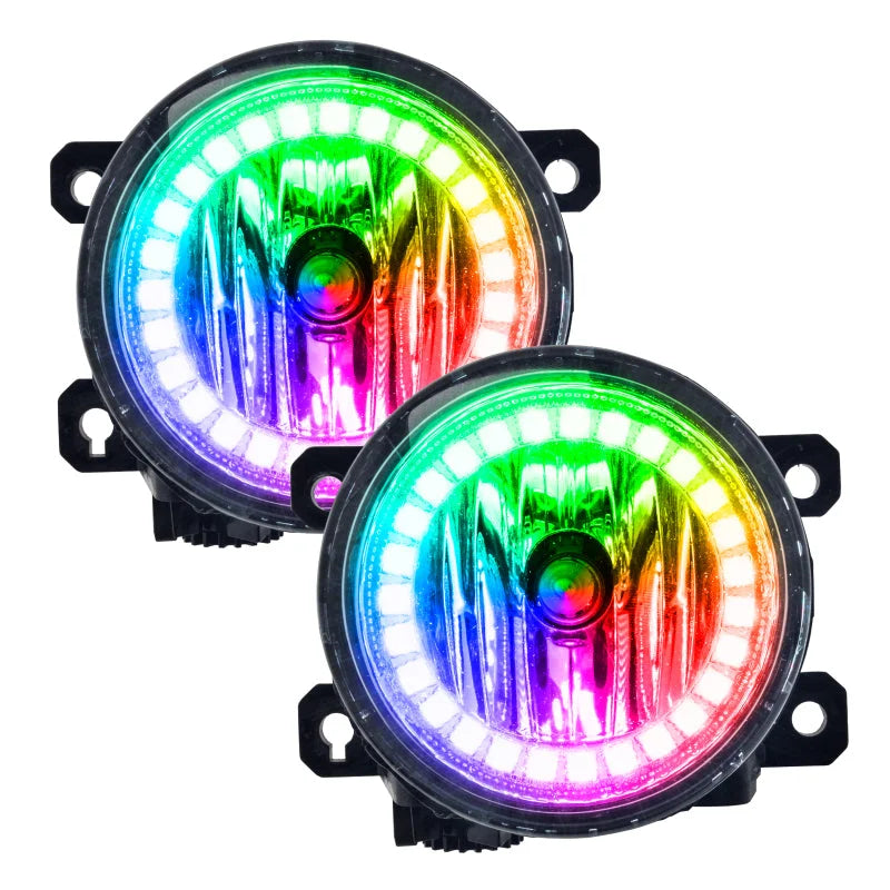 Oracle Honda CRZ 10-16 LED Fog Light Halo Kit - ColorSHIFT - Side View