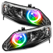 Load image into Gallery viewer, Oracle Honda Civic Sedan 06-11 Halo Kit - ColorSHIFT w/o Controller - Installation View