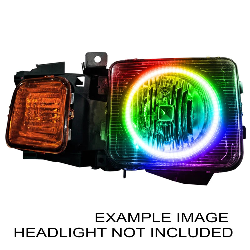 Oracle Hummer H3 05-10 Halo Kit - Dynamic ColorSHIFT - Side View