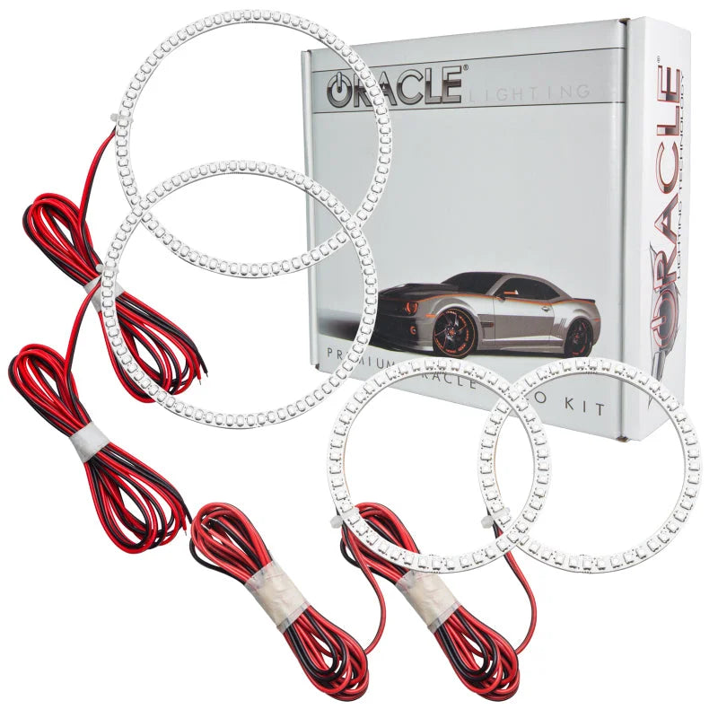Oracle Infiniti G35 03-07 LED Tail Light Halo Kit - Red - Side View