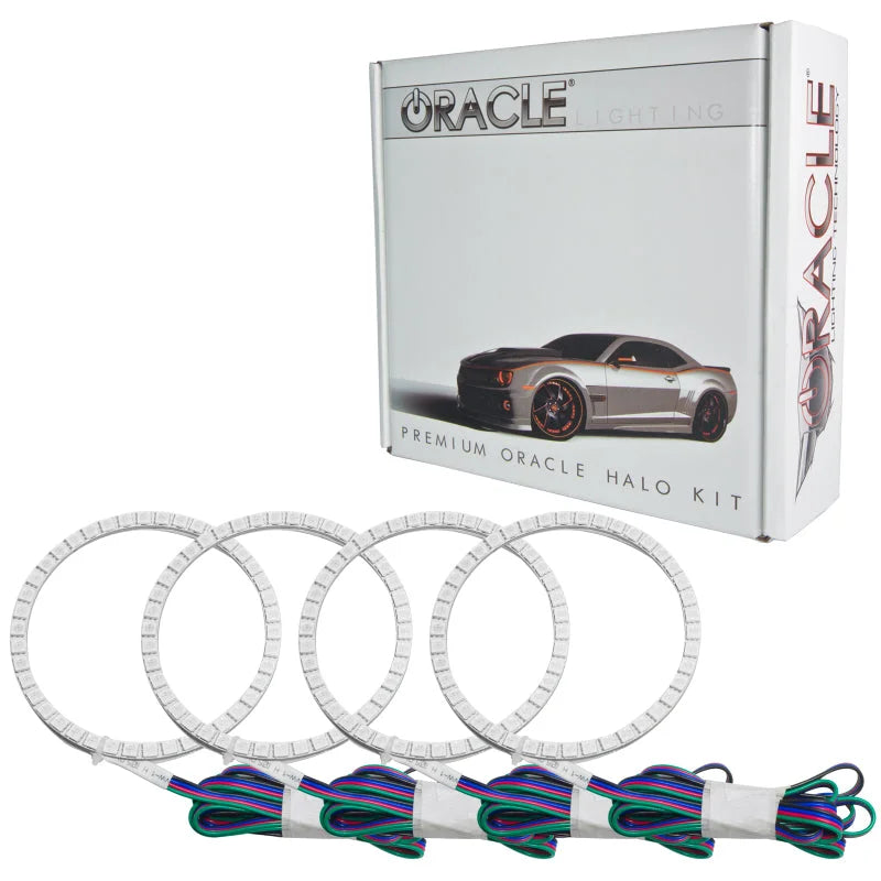 Oracle Infiniti G35 Coupe 03-05 Halo Kit - ColorSHIFT w/o Controller - Side View