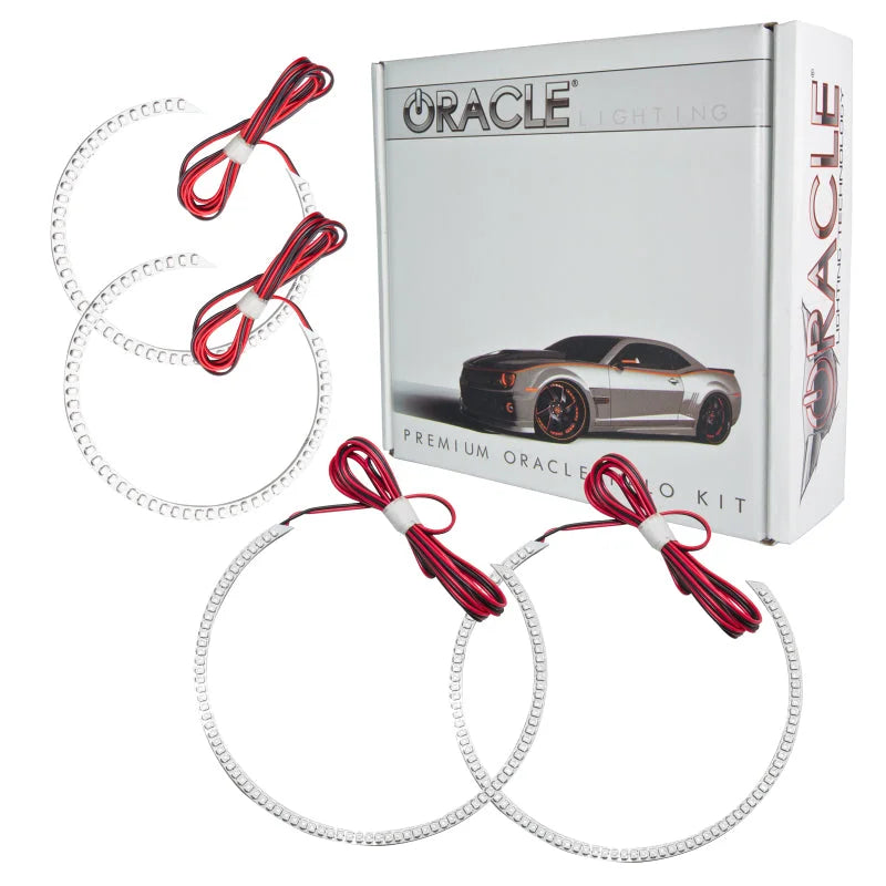 Oracle Jeep Commander 06-10 LED Halo Kit - White - Side View
