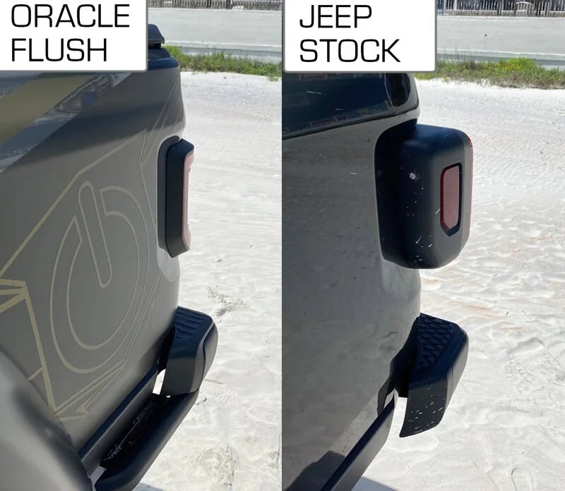 Oracle Jeep Gladiator JT Flush Mount LED Tail Lights - Side View