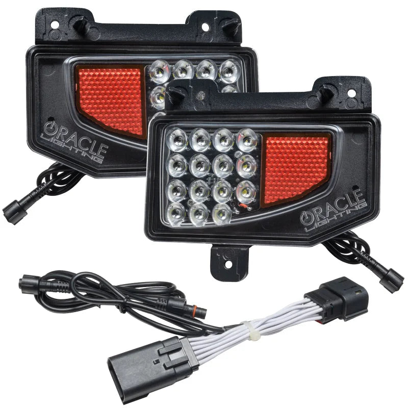 Oracle Jeep Gladiator JT Rear Bumper LED Reverse Lights w/ Plug & Play Harness - 6000K - Main Product View