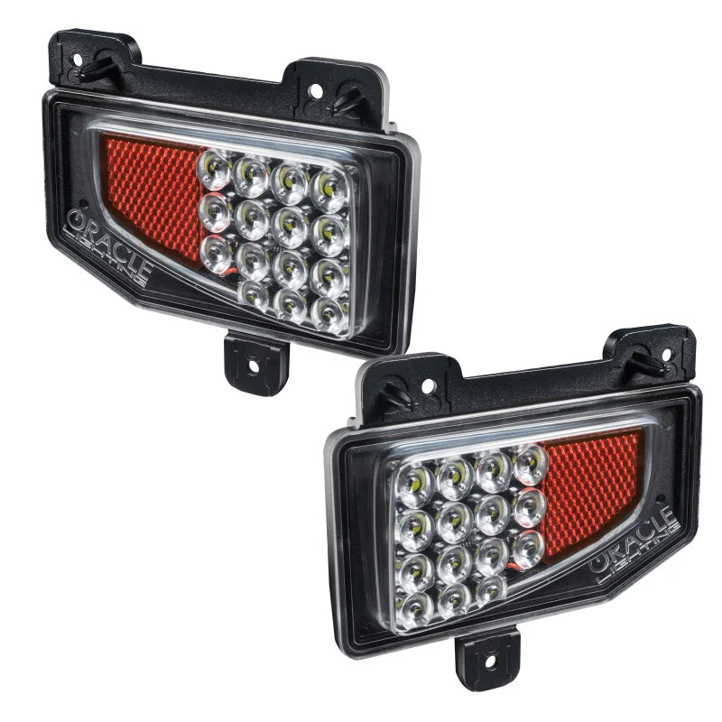 Oracle Jeep Gladiator JT Rear Bumper LED Reverse Lights w/ Plug & Play Harness - 6000K - Additional View 15
