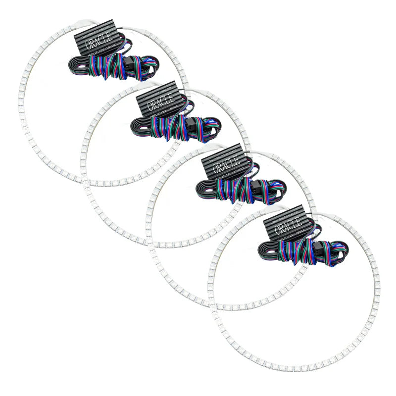 Oracle Jeep Grand Cherokee 05-10 Halo Kit - ColorSHIFT w/o Controller - Main Product View
