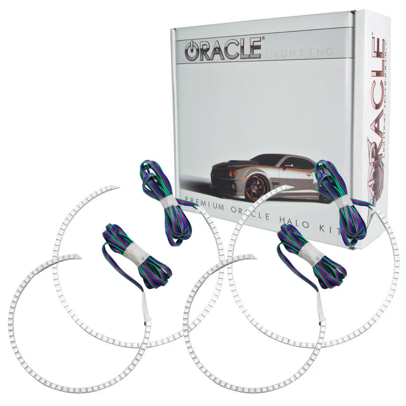 Oracle Jeep Grand Cherokee 05-10 Halo Kit - ColorSHIFT w/o Controller - Side View
