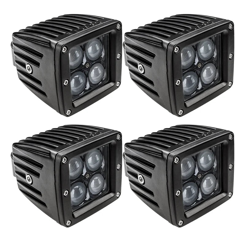 Oracle Jeep JK Dual Mounting Pillar Brackets (Pair) - Side View