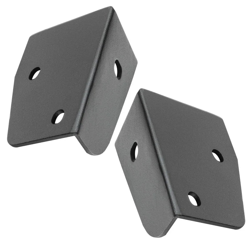 Oracle Jeep JK Lower Windshield OVERSIZED Light Mount Brackets (Pair) - Side View