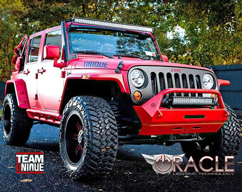 Oracle Jeep JK Upper Windshield Brackets (Pair) - Side View