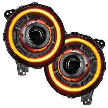 Load image into Gallery viewer, Oracle Jeep JL/Gladiator JT Oculus Bi-LED Projector Headlights - Amber/White Switchback - Main Product View