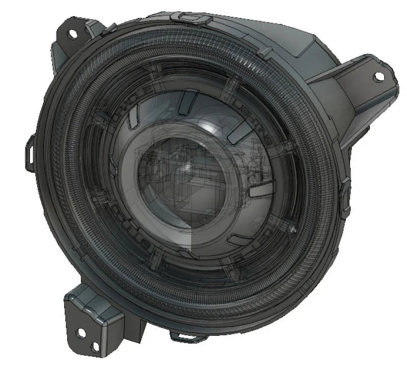 Oracle Jeep JL/Gladiator JT Oculus Bi-LED Projector Headlights - Amber/White Switchback - Additional View 6