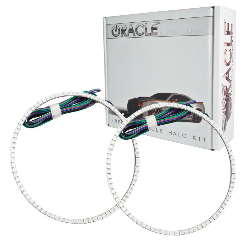 Oracle Jeep Liberty 02-04 Halo Kit - ColorSHIFT w/ Simple Controller - Back View