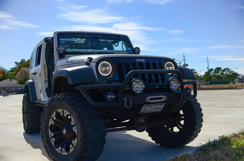 Oracle Jeep Wrangler 07-17 LED Halo Kit - White - Side View