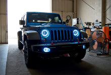 Load image into Gallery viewer, Oracle Jeep Wrangler 07-17 LED Halo Kit - White - Back View