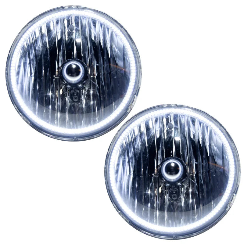 Oracle Jeep Wrangler 07-17 LED Halo Kit - White - Installation View