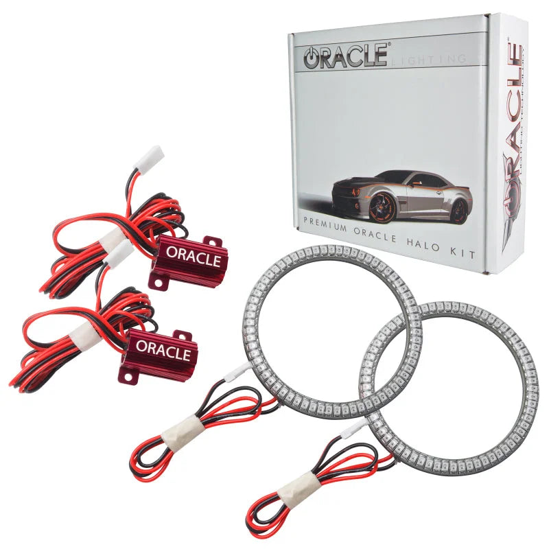 Oracle Jeep Wrangler JK 07-18 LED Waterproof Fog Light Kit - White - Side View