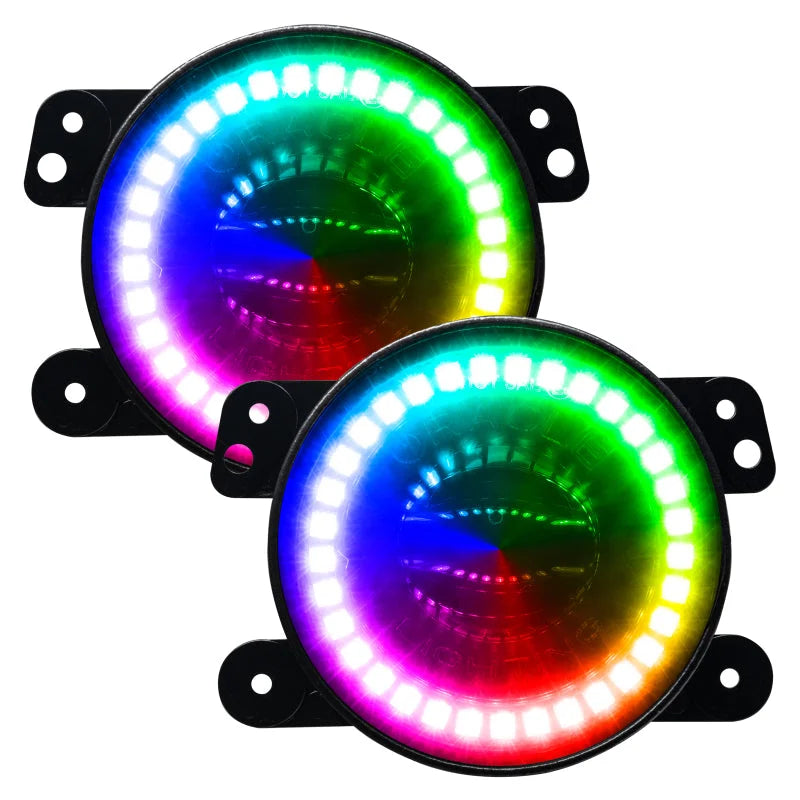 Oracle Jeep Wrangler JK/JL/JT High Performance W LED Fog Lights - w/o Controller - Main Product View