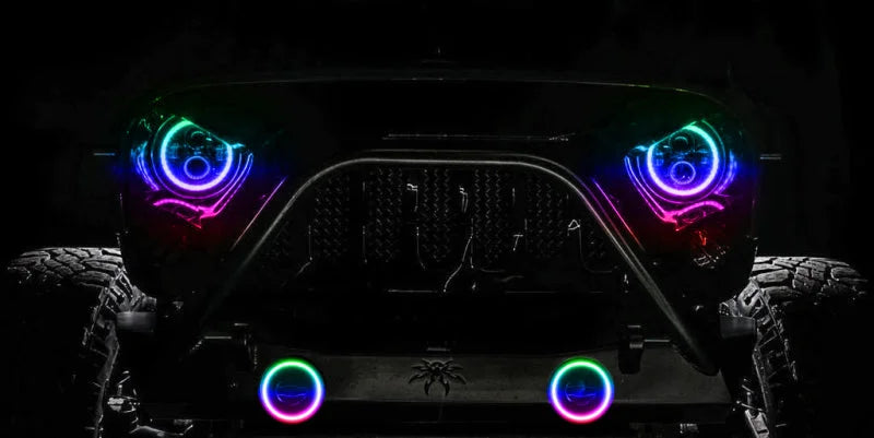 Oracle Jeep Wrangler JK/JL/JT High Performance W LED Fog Lights - w/o Controller - Additional View 13