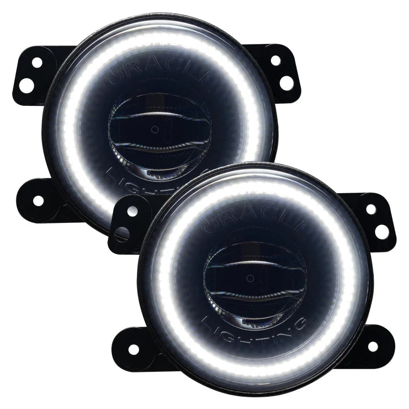 Oracle Jeep Wrangler JK/JL/JT High Performance W LED Fog Lights - White - Main Product View