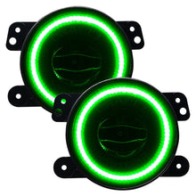Load image into Gallery viewer, Oracle Jeep Wrangler JK/JL/JT High Performance W LED Fog Lights - Green - Main Product View
