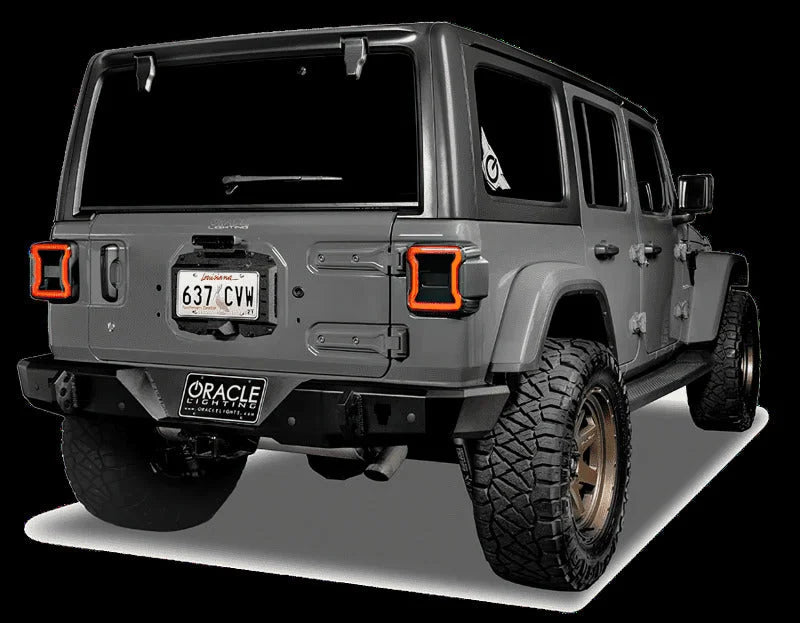 Oracle Jeep Wrangler JL Black Series LED Tail Lights - Back View