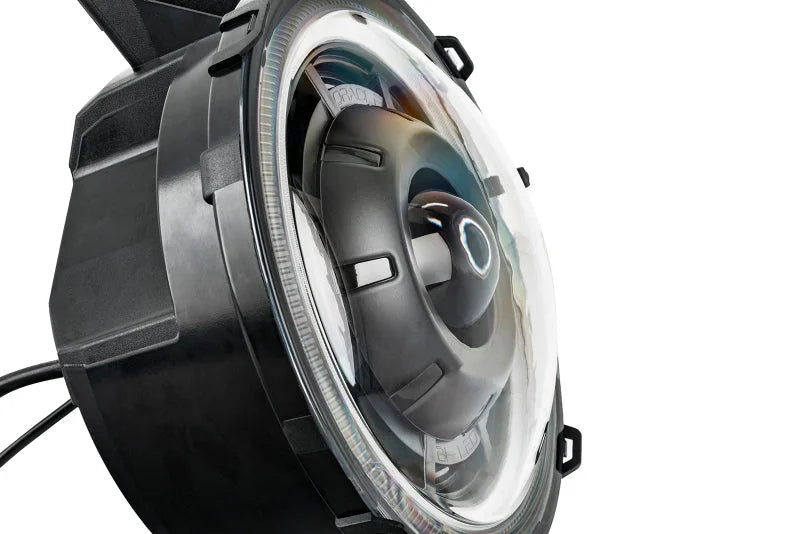 Oracle Jeep Wrangler JL Oculus Bi-LED Projector Headlights- Graphite Metallic - 5500K - Additional View 11