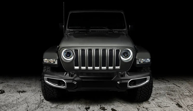 Oracle Jeep Wrangler JL Oculus Bi-LED Projector Headlights- Graphite Metallic - 5500K - Additional View 14