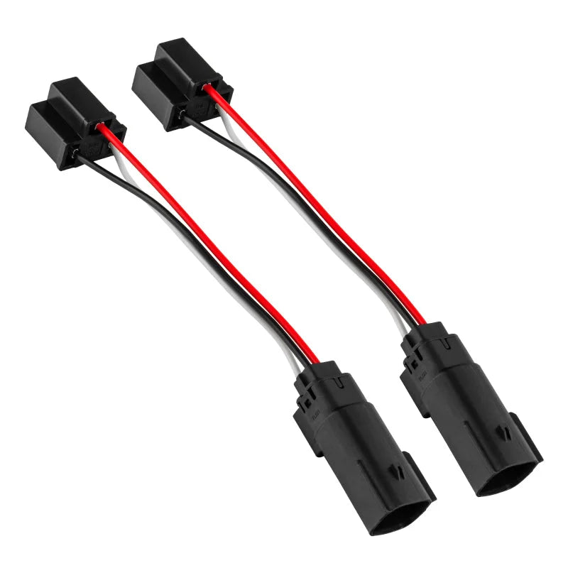 Oracle Jeep Wrangler JL Plug & Play H4 Headlight Wiring Adapter (Pair) - Side View