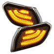 Load image into Gallery viewer, Oracle Jeep Wrangler JL Smoked Lens LED Front Sidemarkers - Main Product View