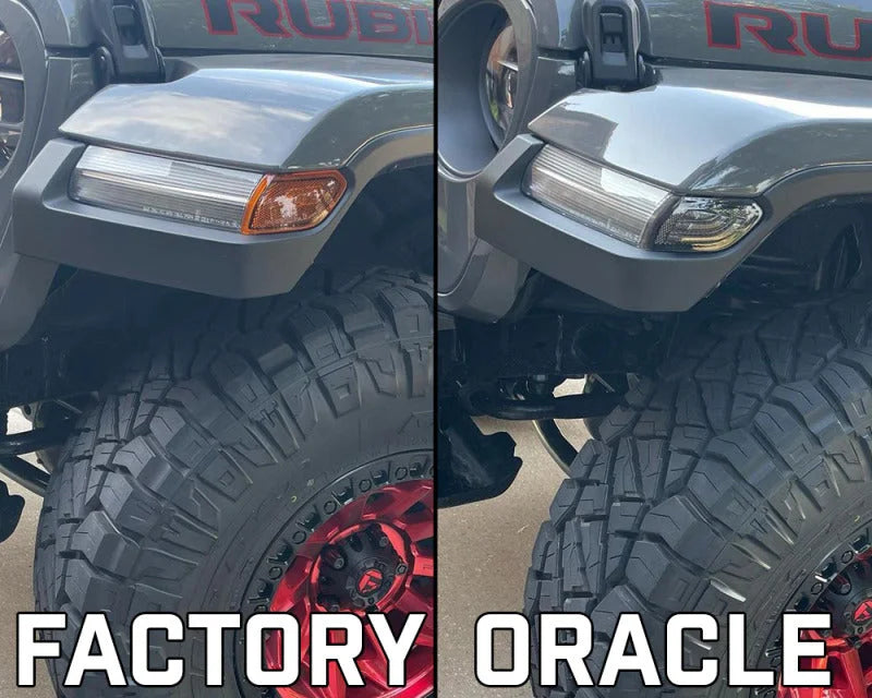 Oracle Jeep Wrangler JL Smoked Lens LED Front Sidemarkers - Additional View 11