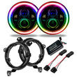 Load image into Gallery viewer, Oracle Jeep Wrangler JL/Gladiator JT 7in. High Powered LED Headlights (Pair) - Dynamic - Main Product View