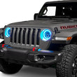 Load image into Gallery viewer, Oracle Jeep Wrangler JL/Gladiator JT 7in. High Powered LED Headlights (Pair) - Dynamic - Side View