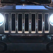 Load image into Gallery viewer, Oracle Jeep Wrangler JL/Gladiator JT 7in. High Powered LED Headlights (Pair) - No Halo - Back View