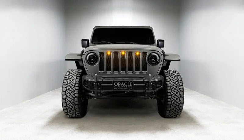 Oracle Jeep Wrangler JL/Gladiator JT 7in. High Powered LED Headlights (Pair) - No Halo - Additional View 9