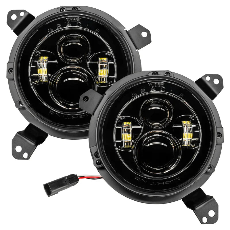 Oracle Jeep Wrangler JL/Gladiator JT 7in. High Powered LED Headlights (Pair) - No Halo - Additional View 15