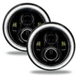 Load image into Gallery viewer, Oracle Jeep Wrangler JL/Gladiator JT 7in. High Powered LED Headlights (Pair) - White - Back View