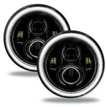Load image into Gallery viewer, Oracle Jeep Wrangler JL/Gladiator JT 7in. High Powered LED Headlights (Pair) - White - Back View