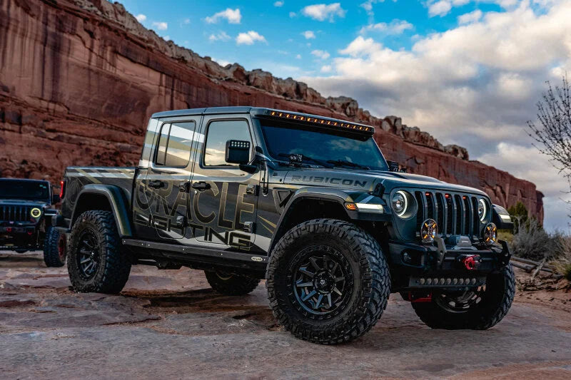 Oracle Jeep Wrangler JL/Gladiator JT Integrated Windshield LED Light Bar System - Additional View 9