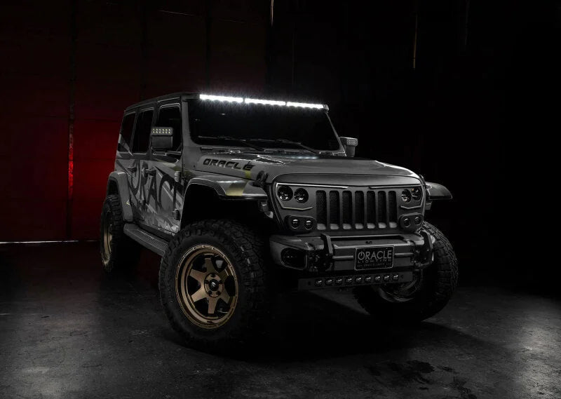 Oracle Jeep Wrangler JL/Gladiator JT Integrated Windshield LED Light Bar System - Additional View 10