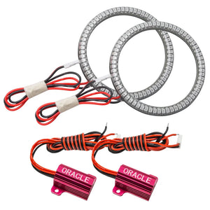 Oracle Jeep Wrangler JL/Gladiator JT LED Surface Mount Fod Light Halo Kit - Amber - Main Product View