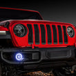 Load image into Gallery viewer, Oracle Jeep Wrangler JL/Gladiator JT LED Surface Mount Fog Light Halo Kit - White - Back View