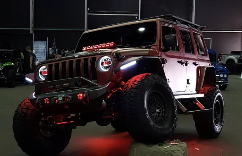 Oracle Jeep Wrangler JL/Gladiator JT Projector Illumination Kit - w/o Controller - Additional View 8