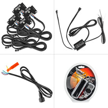 Load image into Gallery viewer, Oracle Jeep Wrangler JL/Gladiator JT RGB+W Headlight DRL Upgrade Kit - ColorSHIFT - Side View