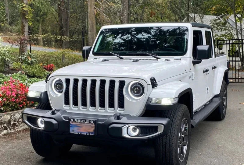 Oracle Jeep Wrangler JL/Gladiator JT Sport High Performance W LED Fog Lights - White - Additional View 8