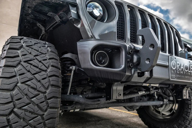 Oracle Jeep Wrangler JL/Gladiator JT Sport High Performance W LED Fog Lights - White - Additional View 11
