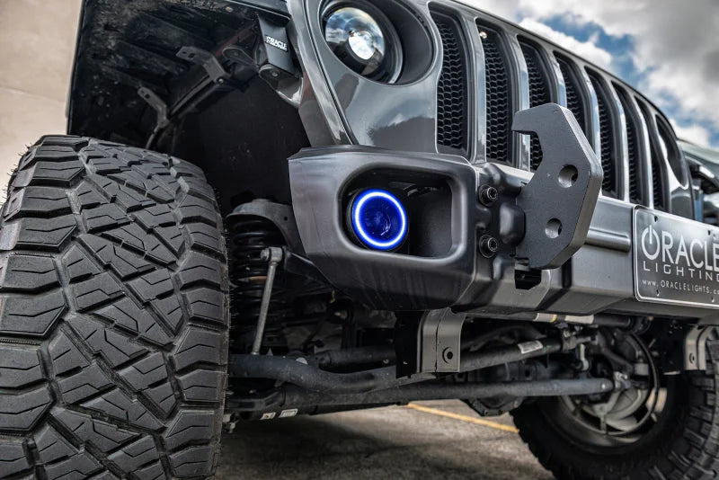 Oracle Jeep Wrangler JL/Gladiator JT Sport High Performance W LED Fog Lights - Blue - Additional View 7